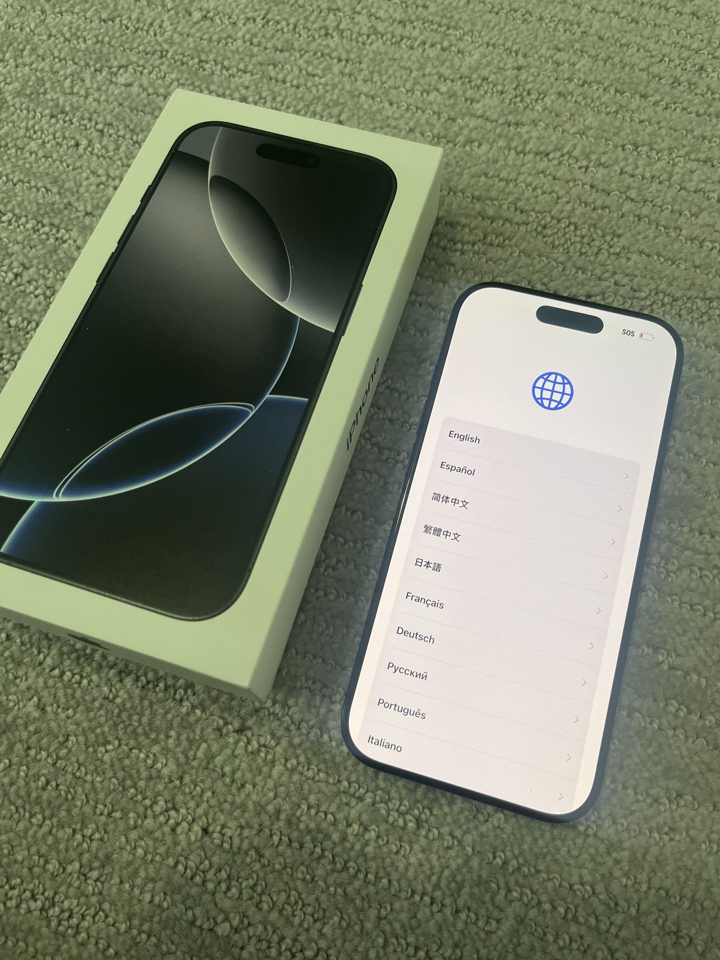 Apple iPhone 16 Pro, 128GB, Black Titanium, Unlocked 