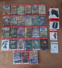 Nintendo Switch 2 Games Memory Cards and Contollers