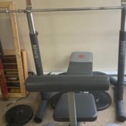 Weight Bench Gym Set