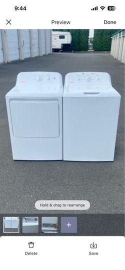 Hotpoint Washer and Dryer Set