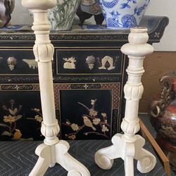 Wood  Candle Holders