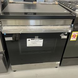 Samsung Bespoke 30 in. 6.3 cu. ft. 4-Burner Element Smart Slide-In Induction Range in Stainless Steel with Anti-Scratch Glass