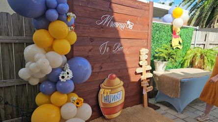 Wooden Backdrop For R.E.N.T