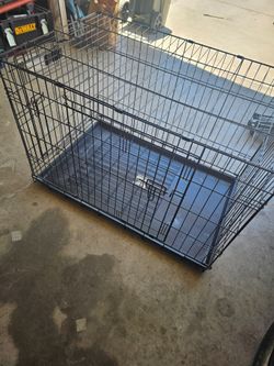 Medium dog cage. With middle divider.
