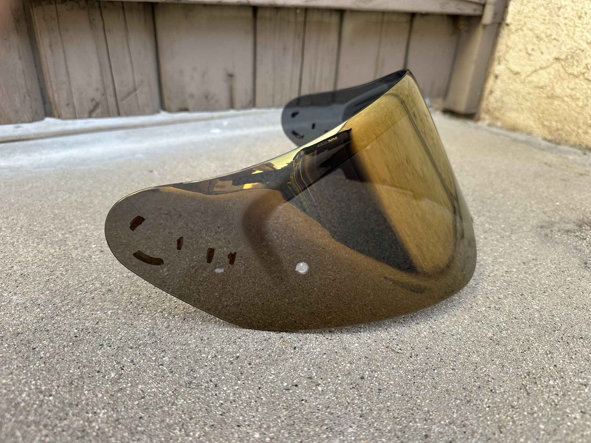 Simpson Helmet Gold Mirror Visor