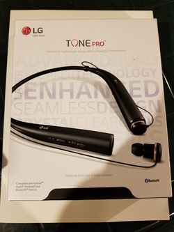 LG - TONE Pro HBS-780 Wireless In-Ear Behind-the-Neck Headphones - Blue/Black Thumbnail