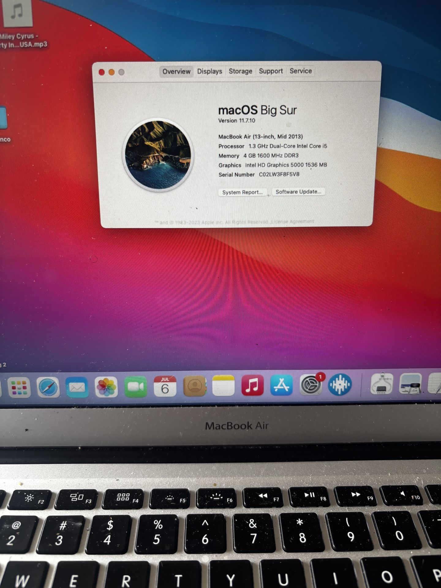 MacBook Air Mid 2013 13 Inch