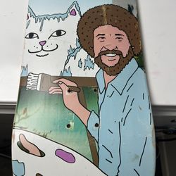 Ripndip Bob Ross Skateboard Deck 