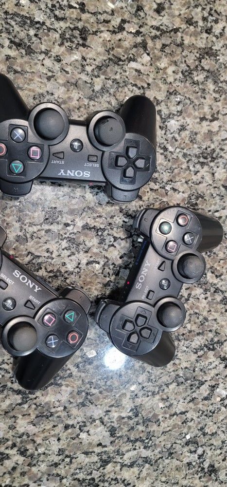 3 Working Ps3 Controllers - $12 Each