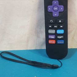 @CHV.  Smart    Remote Control For Roku Systems. Tested Om A Sharp Tele V. 