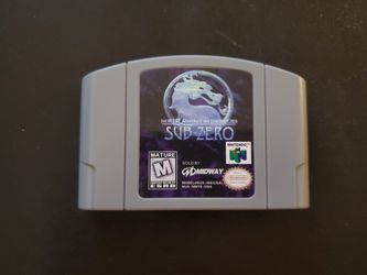 Mortal Kombat Mythologies Sub-Zero Nintendo 64 N64 Video Game Cartridge 