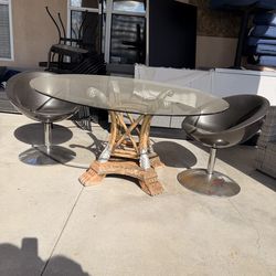 Free table + two chairs