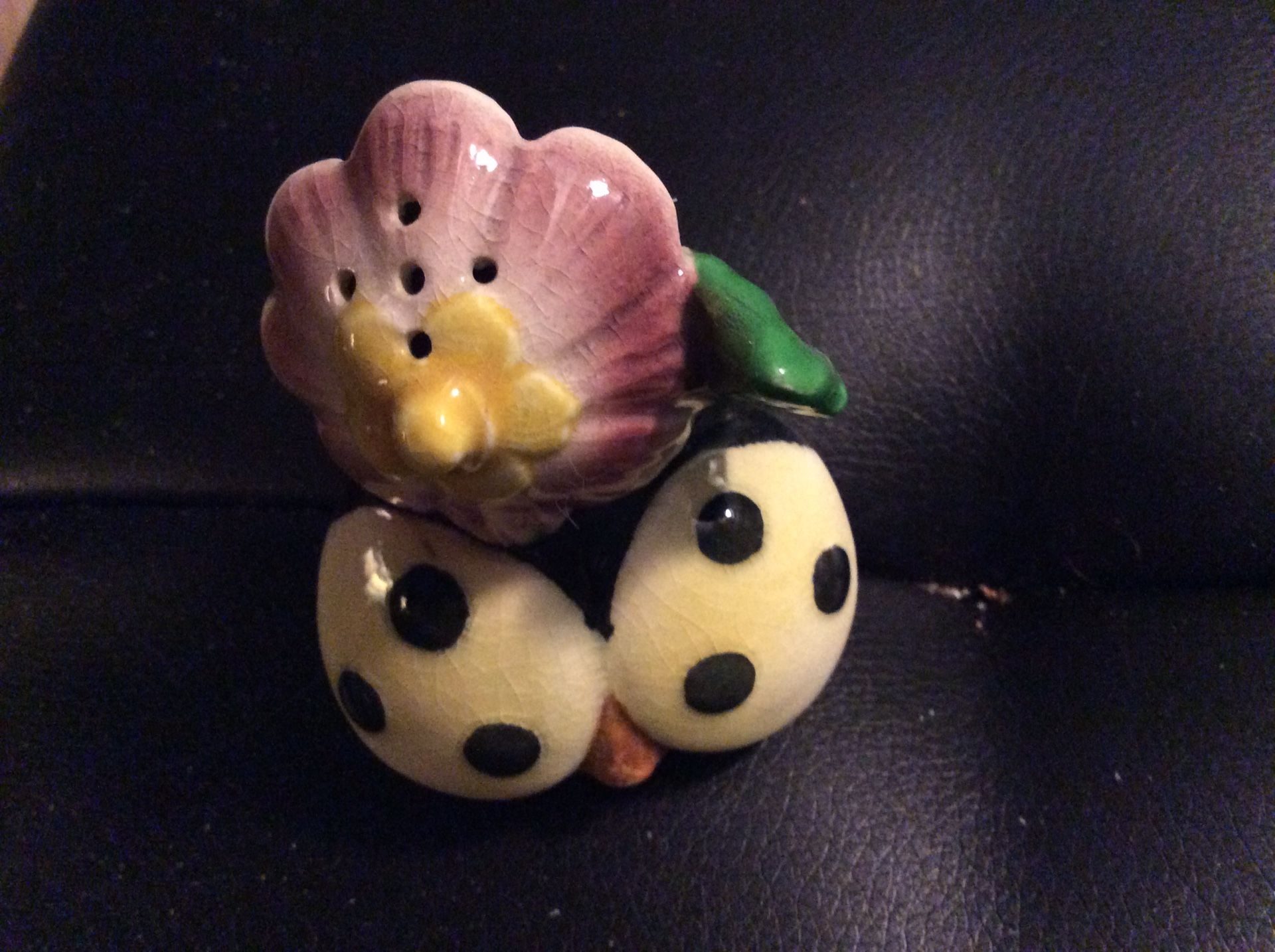 Cutest bug salt shaker vintage made in Japan,MCM