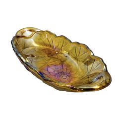 Marigold Iridescent Vintage Carnival Glass by Indiana Glass Company 