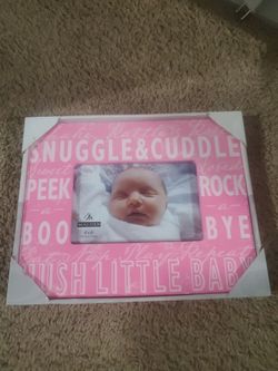 Malden Pink Baby Photo Frame 4x6