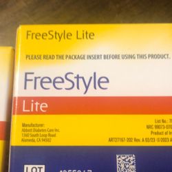 Freestyle Lite Blood Glucose Test Strip