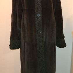 Reversible Fur Leather Coat Excellent Condition Size L $450.00 /best Offer. Pick Up.     