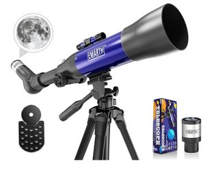 Telescope for Adults, 70x500mm AZ Astronomical Refractor Interstellar Telesocpe for Beginners Adults, Scope with Tripod, Phone Adapter, Star Finder, S
