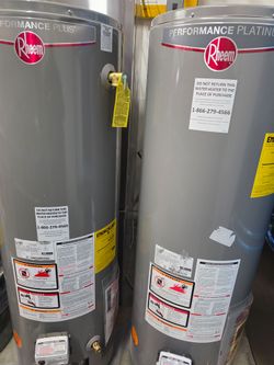 New Water Heater Rheem Performance Plus Gas