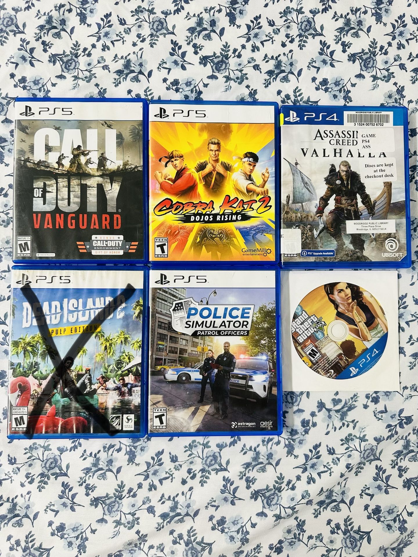 Playstation 5 Games And PlayStation 4 Games ( Used , Tested Working ) Read Description
