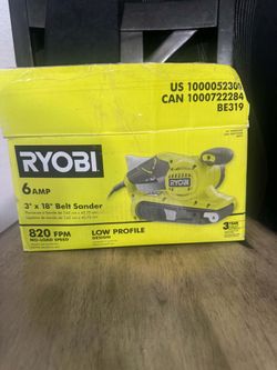 Ryobi 6 Amp 3" x 18" Belt Sander