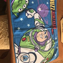Buzz Light Year Polyester blanket 38x27” - $6