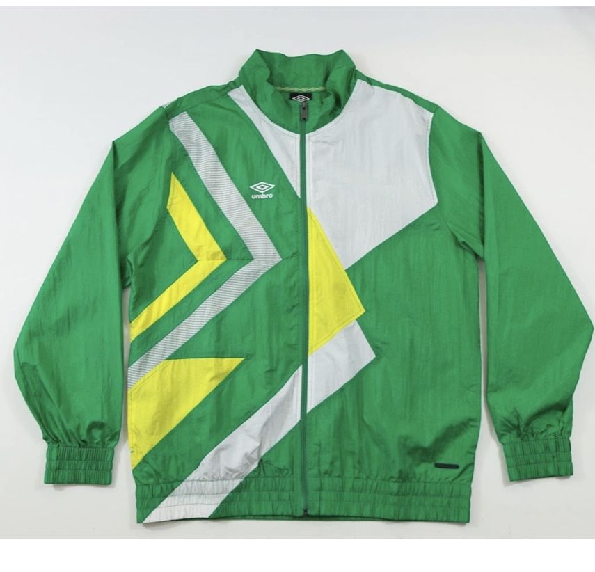 Umbro Premier Retro Color Block Light Zip Up Windbreaker