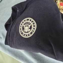 US NAVY Zip up Sweatshirt  Sz. XL
