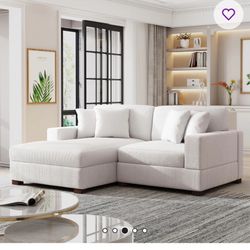 83.5" Wide Upholstered Sectional. Local Pickup Only!!!