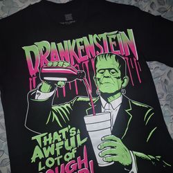 Awful Lot of Cough Syrup Drankenstein Shirt Large