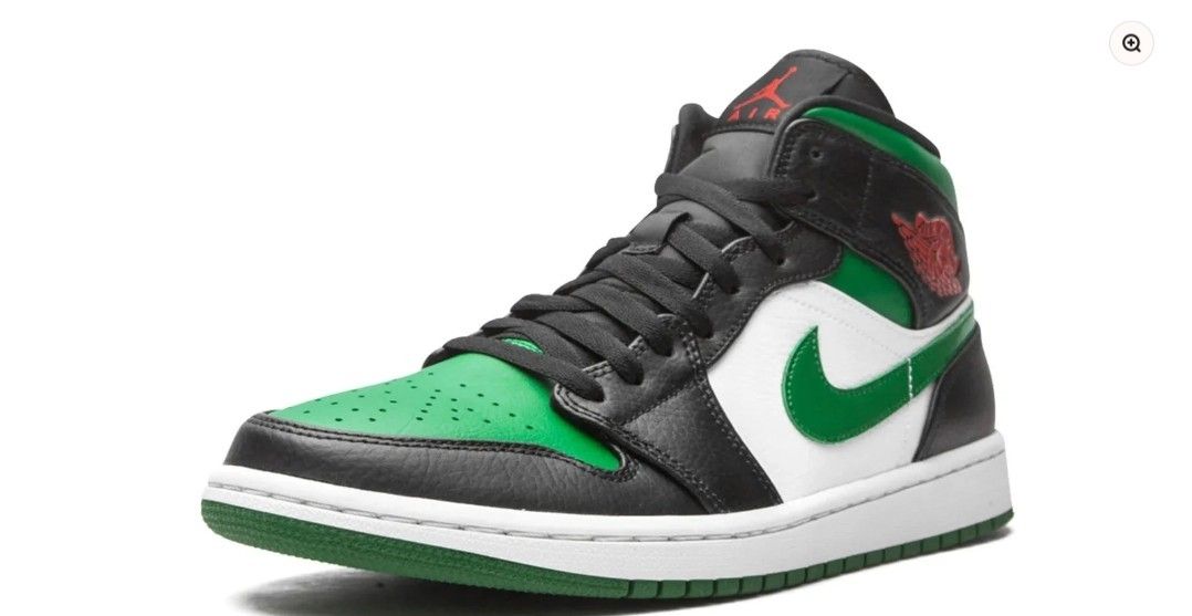 Air Jordan 1 Mid "Green Toe"