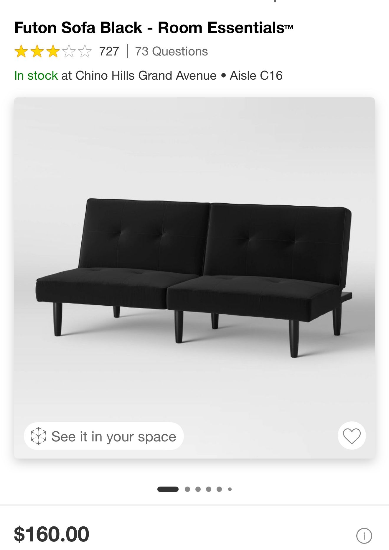 Black Futon ..