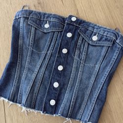 Zara Denim Top
