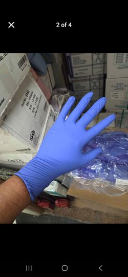 XS BLUE NITRILE GLOVES