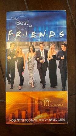 FRIENDS SERIES VHS SET-BEST OF, TOP 10 EPISODES Vol 1&2
