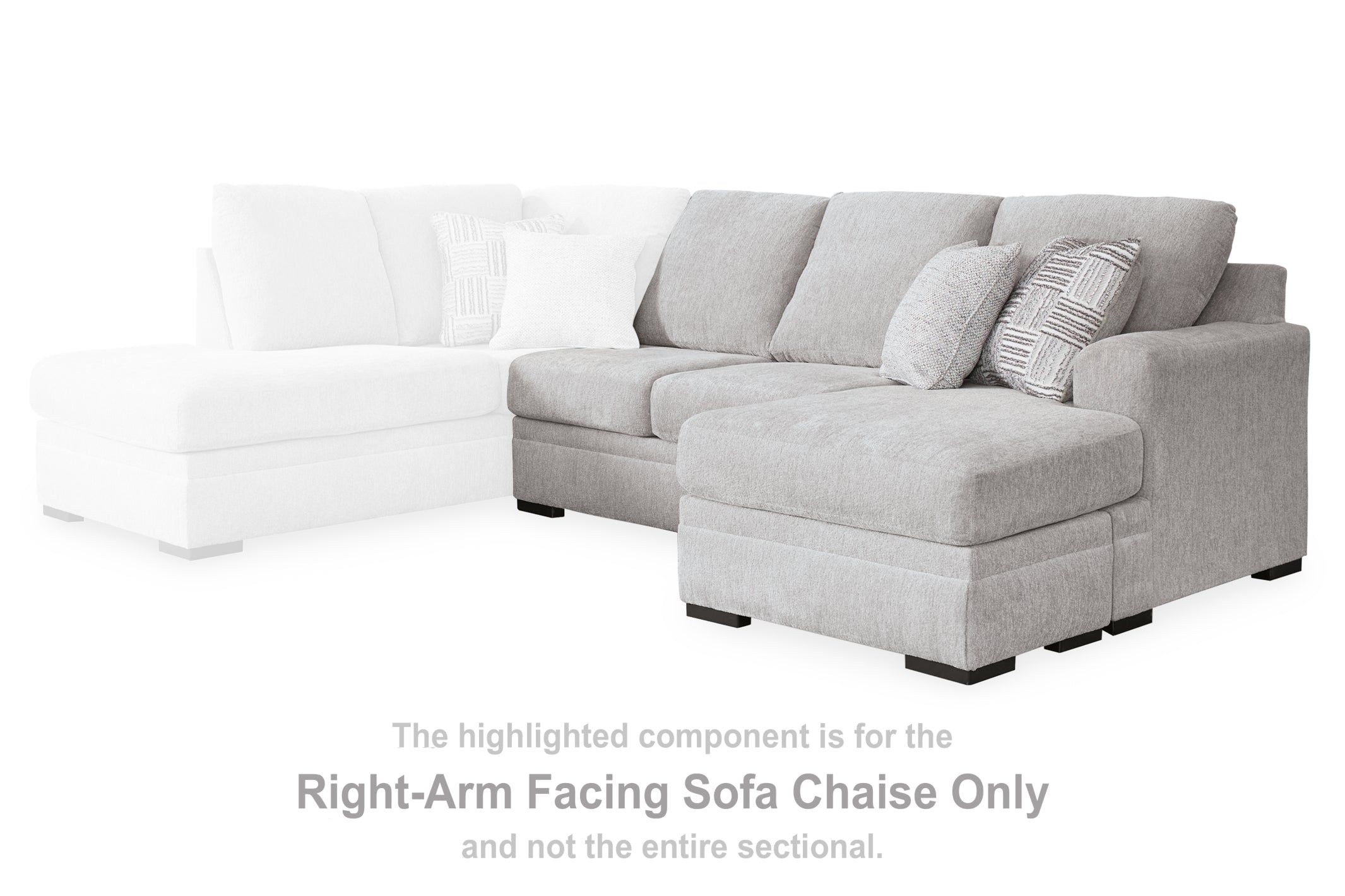 Gabyleigh Nickel Right-Arm Facing Sofa Chaise 2090403