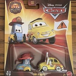 Disney Pixar Cars Race & Rescue Luigi & Guido Diecast Mattel 1:55