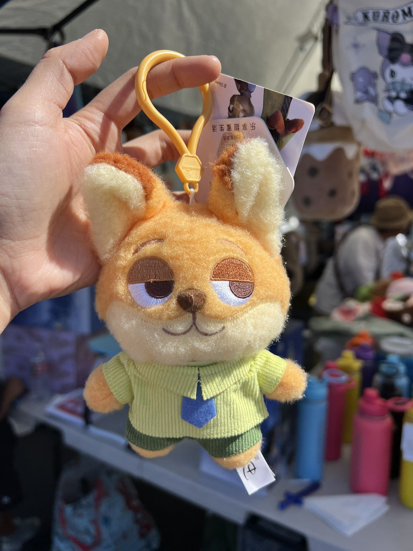 Disney Nick Wilde Zootopia Plush Keychain 12cm