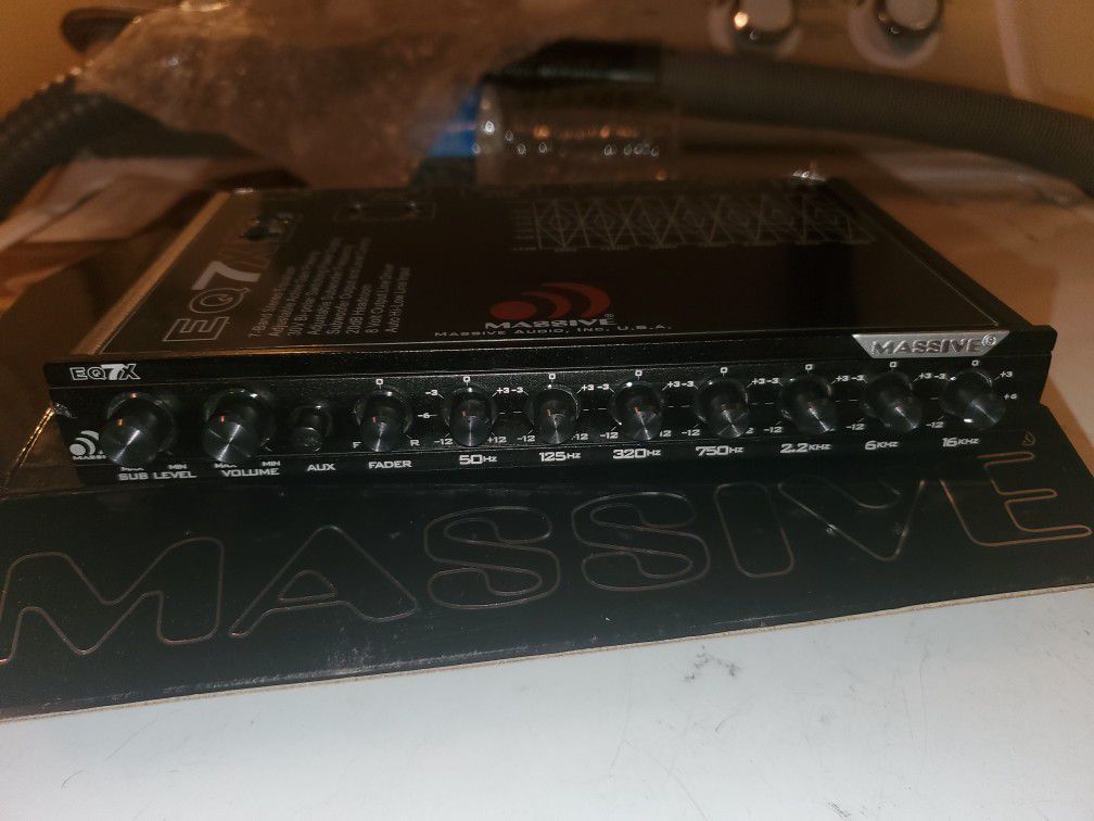 MASSIVE AUDIO 7 BAND EQUALIZER, TWEAKING YOUR CAR AUDIO LIKE A PRO