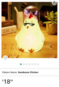 Handsome Chicken Night Light