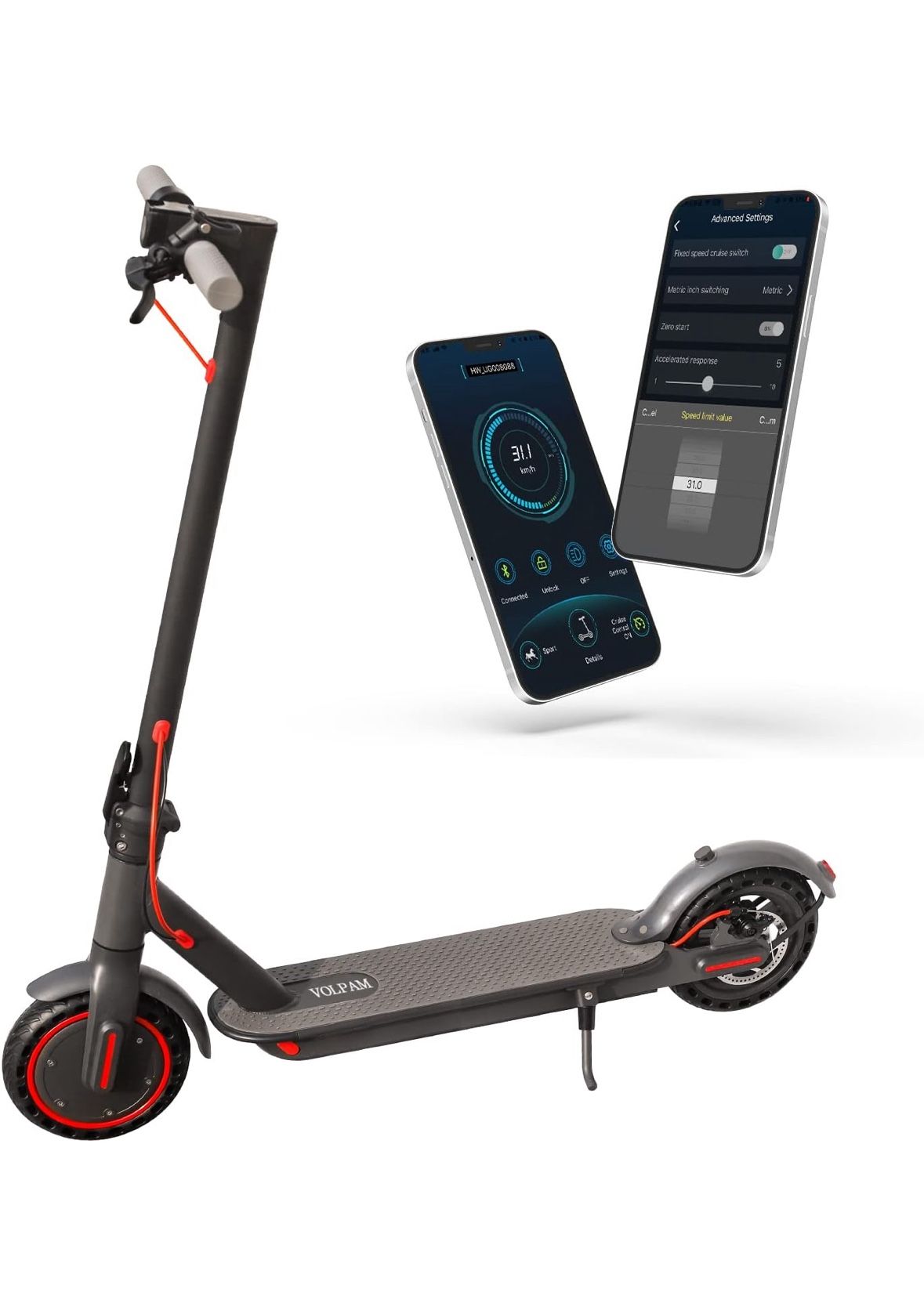 Electric scooter 22mph Long Last Battery
