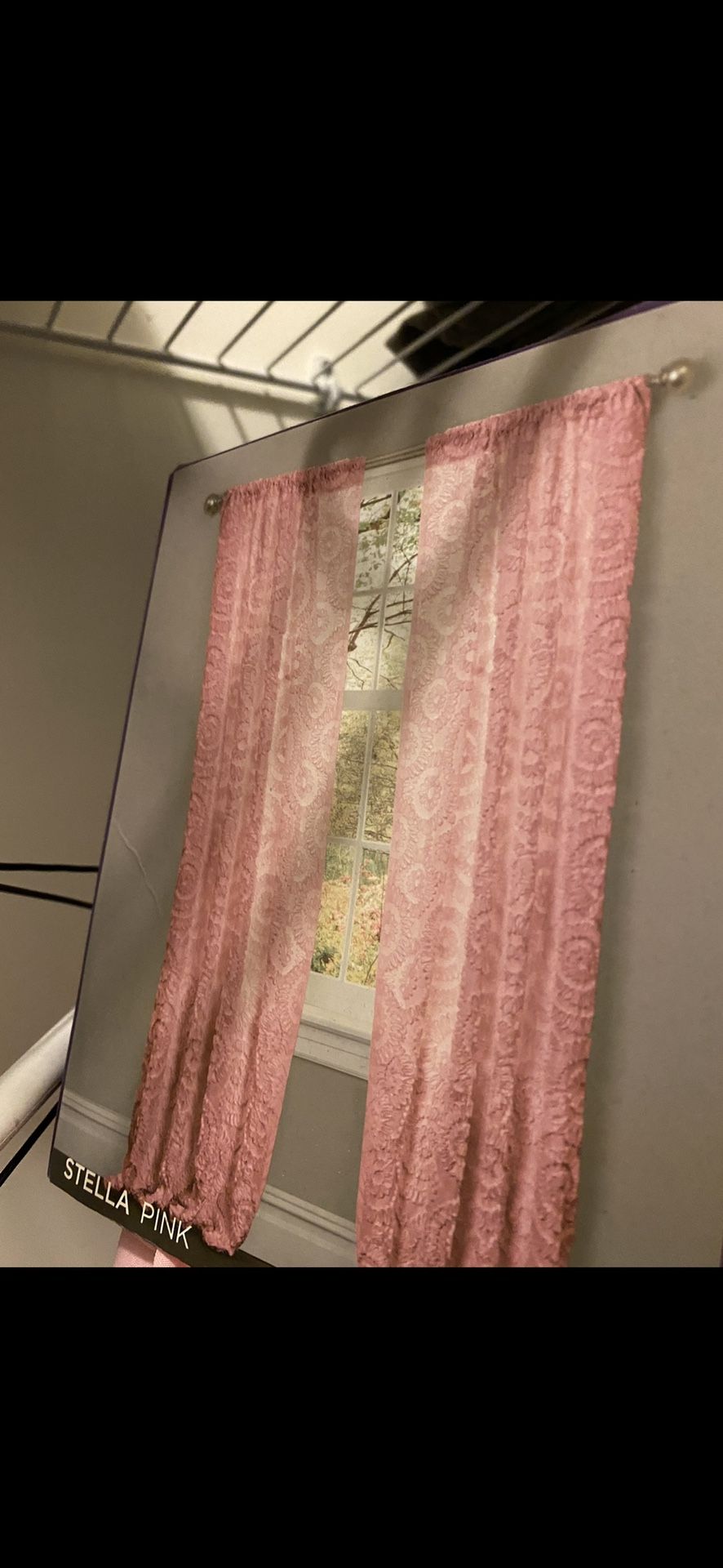 Pink New Curtain