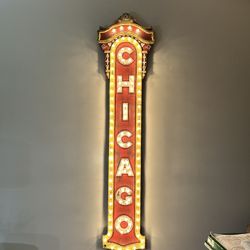 Chicago Iconic Sign One Of A Kind. Wood