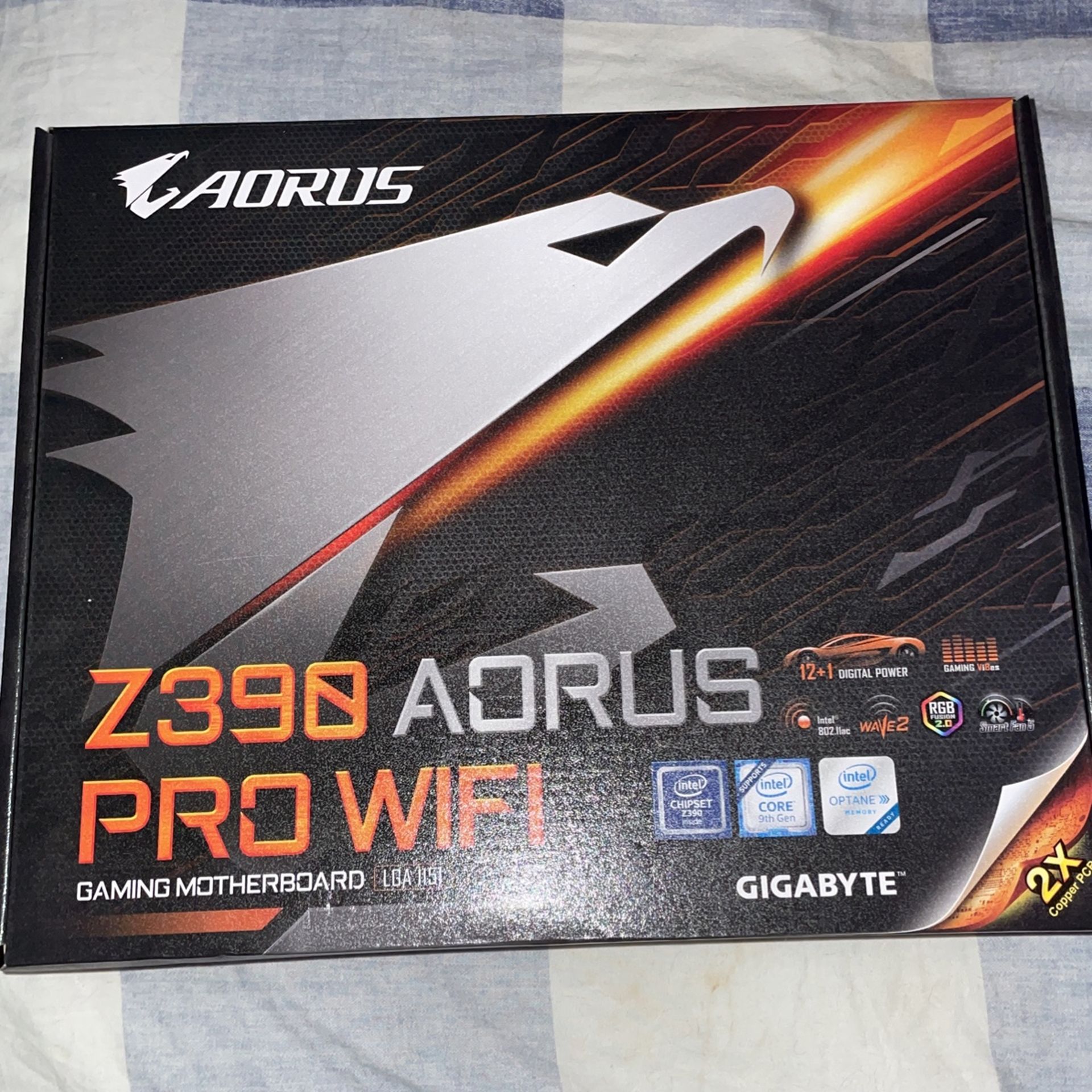Brand New Z390 Aorus Pro Motherboard (Wifi) Compatible.