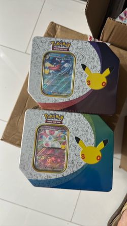 Pokemon 30th celebration tins
