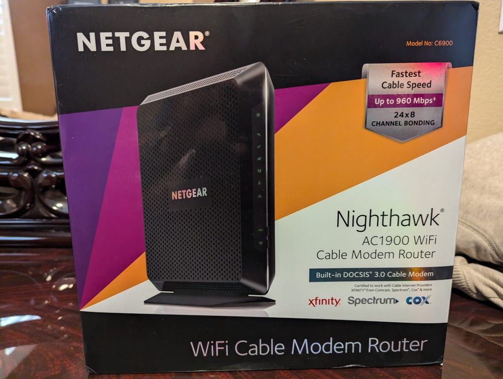 Netgear Nighthawk Cable Modem WiFi Router