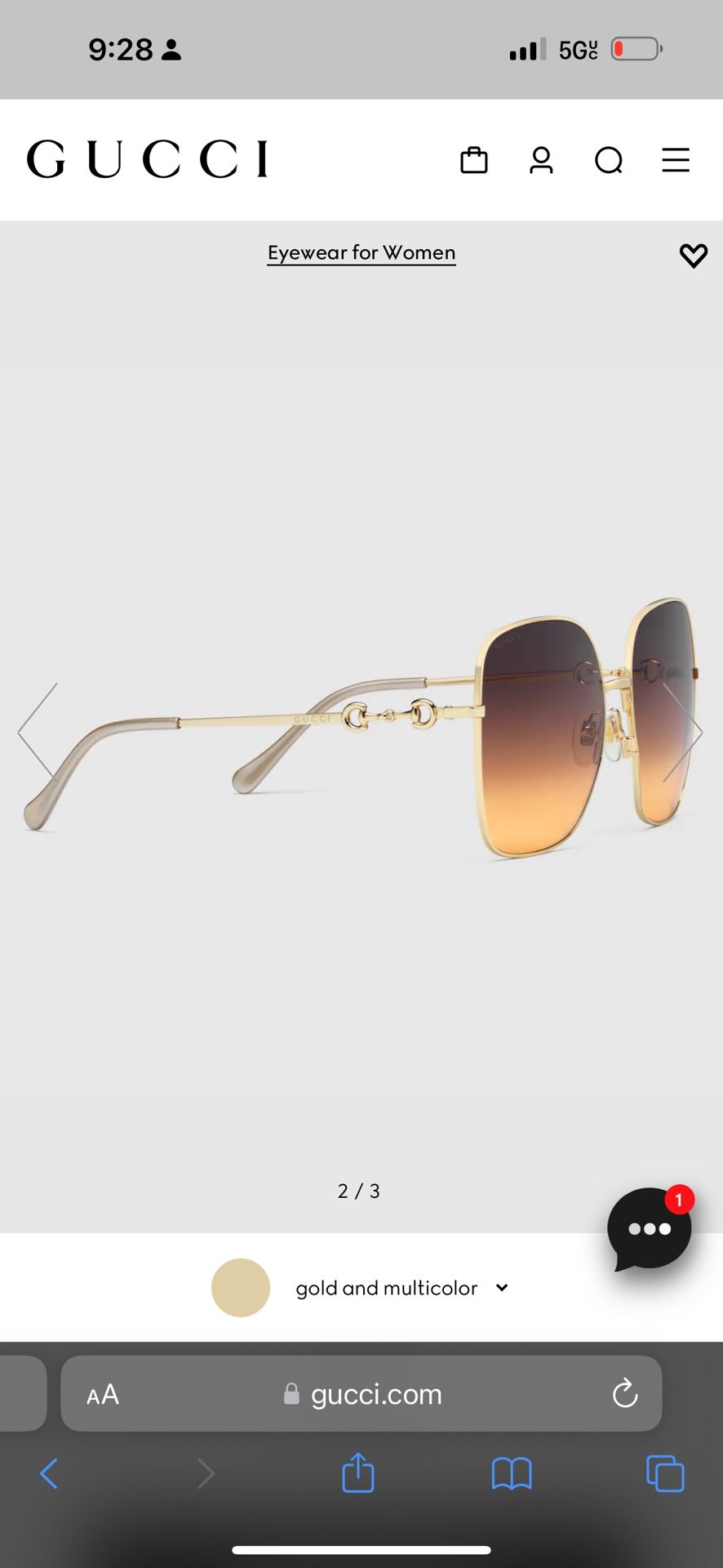 Gucci GG0879S Sunglasses 