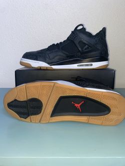 Jordan 4 Retro “Laser Black Gum” Size 15M