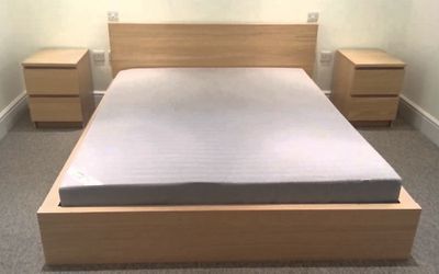 Ikea Malm Queen Size Bed Frame White, Ikea Malm Queen Size Bed Dimensions