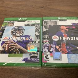 FIFA 21 & Madden 21 Xbox One Brand New